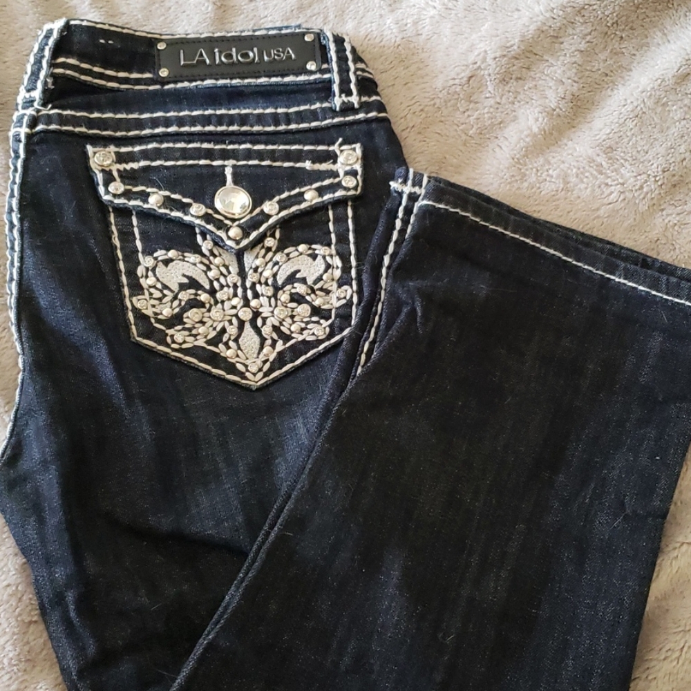 LA idol USA jeans size 9 crop(capri)